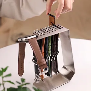 Soporte de acero inoxidable 304 para correas de Apple Watch con base de carga