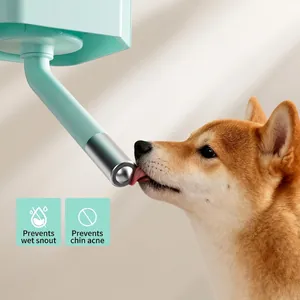 Hangende drinkfontein met roestvrijstalen mondstuk voor honden en katten in kooien