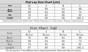 Size guide for sexy V-neck slim fit bodycon dress with bust and waist measurements