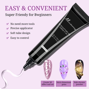 3D sculpture nail gel in tube for 15ml salon professional manicure modeling art