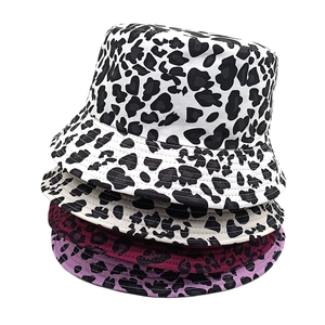Wendehut Mit Leopardenmuster Polyester Atmungsaktiv Sonnenschutz Outdoor Retro Streetwear Fischerhut Für Damen