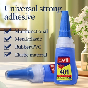 Pegamento universal 401 de alta resistencia para uñas y metal en bote de 20g