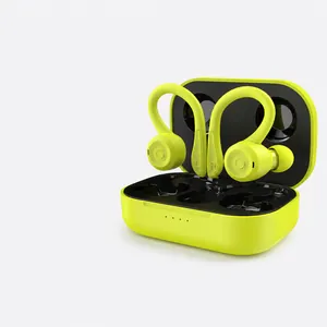 Sports Earhook Wireless Bluetooth Headphones TWS V5.4 Waterproof Stereo Silicone Long Battery Life Running Gym