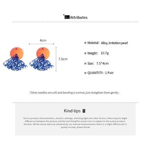 Spécifications de taille et matériaux pour boucles d'oreilles à pompon en maille