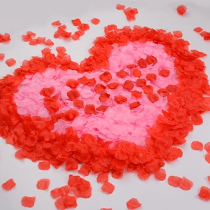 Artificial Rose Petals Romantic Flower Petals For Wedding Decoration Valentine Day Proposal Engagement Table Scatter Decor