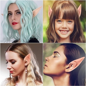 Cosplay elf ears in long and short styles for Halloween costume party accessories