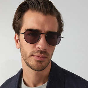 Retro Round Sunglasses Metal Frame UV400 Protection Vintage Classic Ins Style Sun Glasses For Men Women