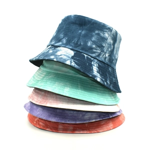 Chapeau Bob En Coton Tie Dye Réversible Protection Solaire Large Bord Extérieur Voyage Pour Femmes Hommes