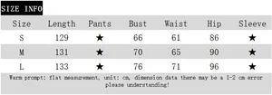 Detailed size chart for strapless ruched maxi dress showing measurements in centimeters