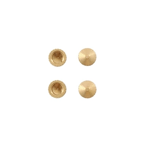 High torque clock movement nuts and spacers in golden brass finish for DIY crafts