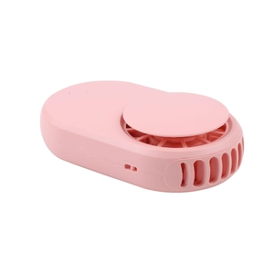 Pink portable USB rechargeable mini eyelash fan dryer for makeup extensions