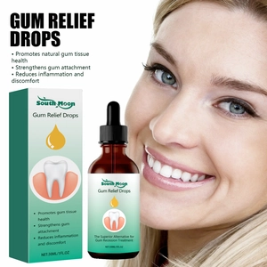 Gouttes de soulagement des gencives South Moon 30ml, soin buccal et sante gingivale.