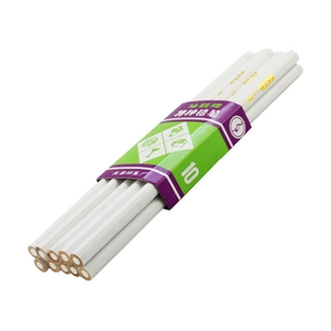 Set of 10 white wax rhinestone picker pencils for nail art and diamond painting tools