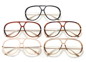 Detailed collection of pilot sunglasses featuring five assorted colors with metallic temples