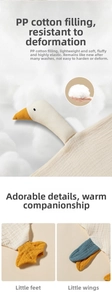 Macro detail of swan baby comforter showing soft cotton fabric and premium PP cotton filling