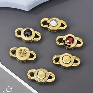 Chiusure Per Gioielli In Acciaio Inossidabile DIY Collane Braccialetti Risultati Per Gioielli Stile Teschio Strass Cristallo Liscio