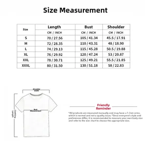 Size chart for men's sleeveless hoodie showing measurements for chest, length, and shoulders