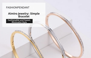 Close-up of gold, silver, and rose gold bracelets with sparkling zircon stone inlay