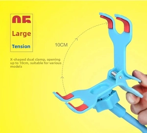 Detail der universellen Handyhalter-Klemme mit 10 cm Öffnung und Antirutschbelag