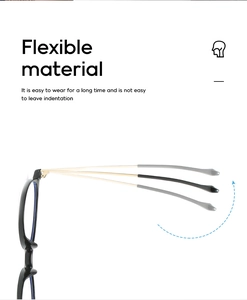 Detail of flexible round frames showing high elasticity and durable material for comfort