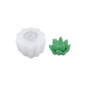 Moule en silicone pour bougies succulentes et pots de fleurs faits à la main