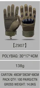 Tactical gloves detail showing carbon fiber knuckle guards and durable palm reinforcement
