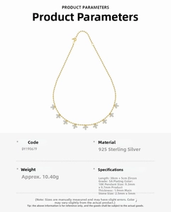 Detail view of 925 sterling silver olive leaf necklace with 5A zircon tassels and specs