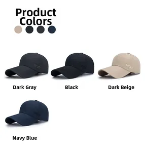 Detailed grid showing four colors of the sport baseball cap with side embroidery