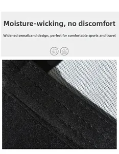 Detail view of the thickened sweatband and breathable mesh lining of the wool baseball cap