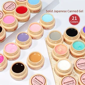 Solid Nail Gel Polish Creamy Texture Non Flowing UV LED Soak Off Painting Gel For Salon Professional DIY Manicure