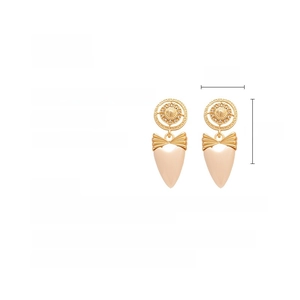 Tableau des tailles détaillé pour boucles d'oreilles cœur, hauteur 6cm et pendentif