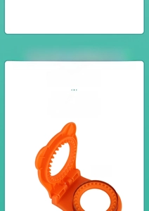 Detail showing the step-by-step process of using a bear-shaped sandwich cutter mold