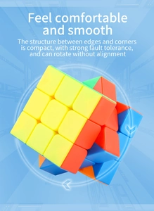 Detail of high fault tolerance core and smooth rotating 3x3 speed cube for competition