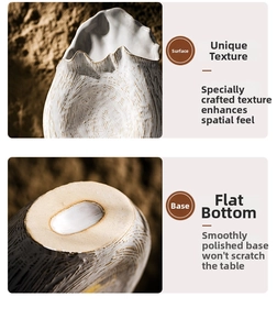 Detail of white ceramic vase featuring irregular mountain rim and handcrafted texture