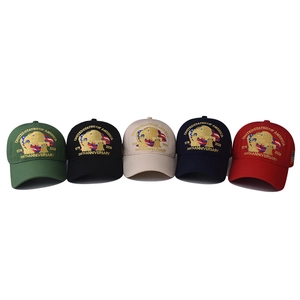 Cinq casquettes de baseball du 250e anniversaire USA avec broderie d'aigle en couleurs