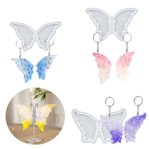 Butterfly Wing Silicone Mold For Resin Epoxy DIY Crafting Keychain Pendant Desktop Ornament Handmade Jewelry Tool