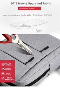 Three-layer composite fabric detail showing scratch-resistant and durable gray texture