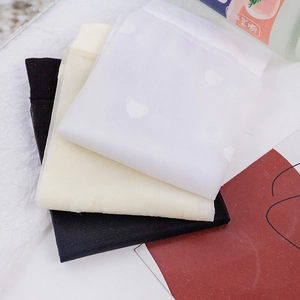 Three pairs of ultra-thin JK knee-high stockings with heart jacquard mesh in black and white