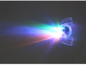 LED glowing dental mouth guard flashing party toy transparent TPR night light accessory