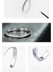 Detailed macro view of S925 sterling silver ring with micro-pave cubic zirconia accents