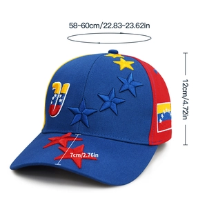 Dettaglio del cappellino Venezuela con dimensioni precise per vestibilità e misura