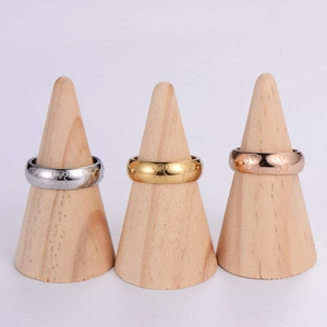 Minimalist 316L Stainless Steel Ring Cute Teddy Bear Engraved High Polish Band Jewelry For Women