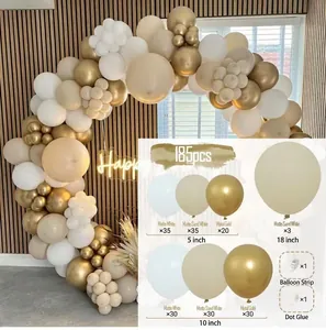 Latex Foil Balloon Arch Garland Party Decoration Birthday Wedding Baby Shower Metallic Confetti