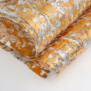 Elegant gold and silver foil mesh table runner for festive wedding and Christmas decor