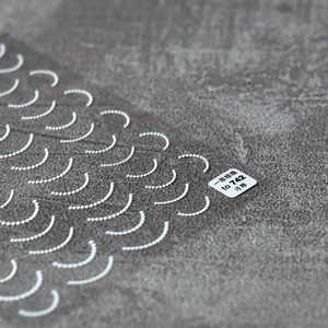 5D embossed nail stickers featuring white pearl patterns and 3D relief texture for manicure
