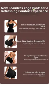 Detailed back view of cross-strap yoga jumpsuit with high elasticity and tummy control