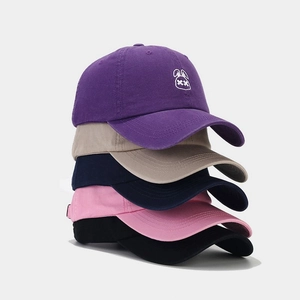 Embroidered Cartoon Rabbit Cotton Baseball Cap Adjustable Sun Protection Casual Streetwear Hat For Men Women