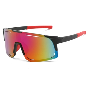 Outdoor Sports Sunglasses Cycling Goggles PC Windproof UV400 Protection Large Frame Eyewear For Men Women