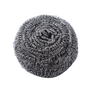 Set of 6 stainless steel scouring pads for efficient kitchen dish and pot cleaning