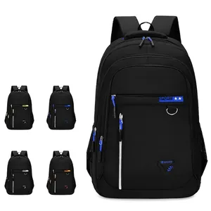 Mochila Gran Capacidad Tela Oxford Resistente Al Agua Múltiples Compartimentos Negocios Viaje Escolar Para Hombre Casual